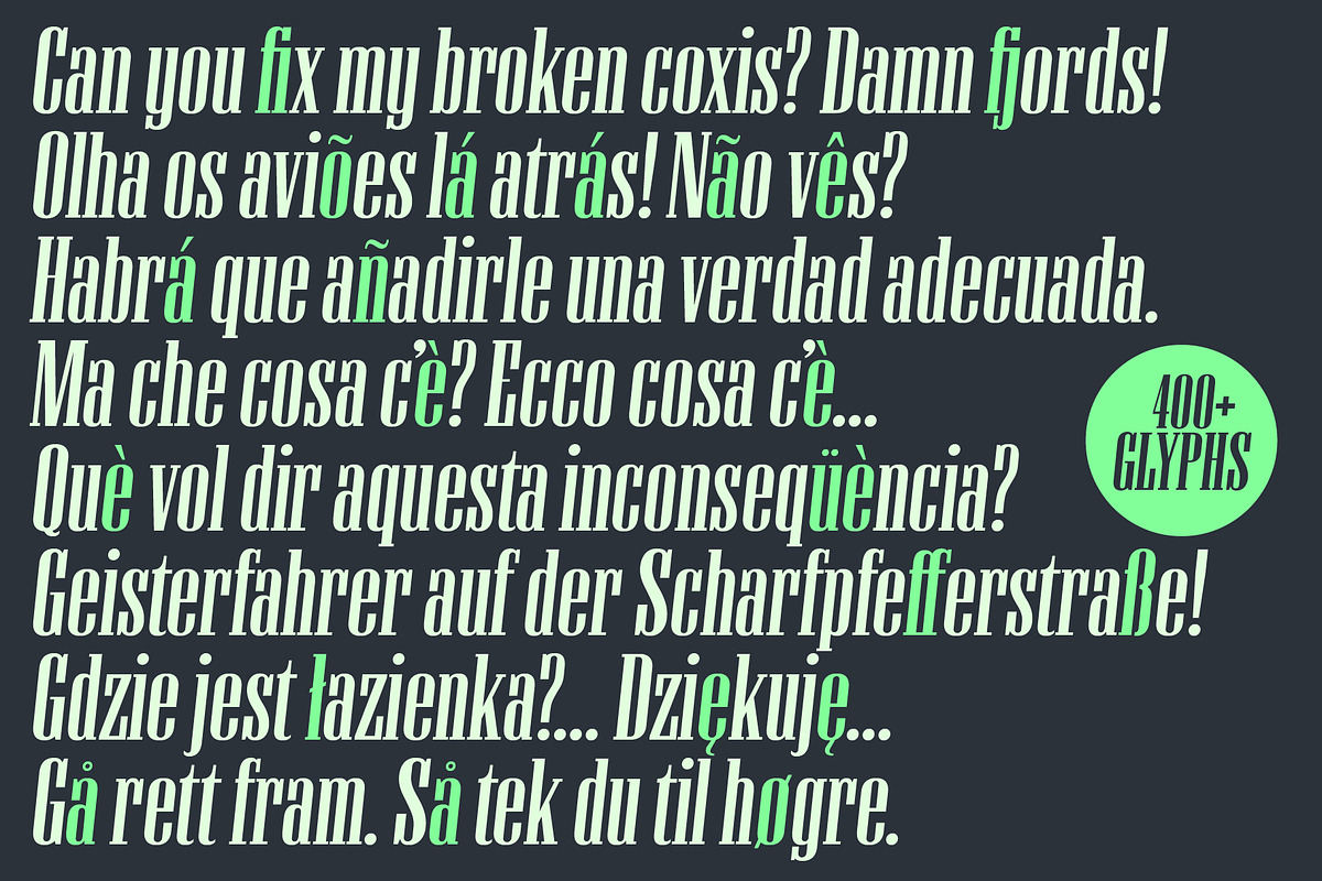 Unicorn Display, a Font by DavidMatos (Photo 3 of 7)