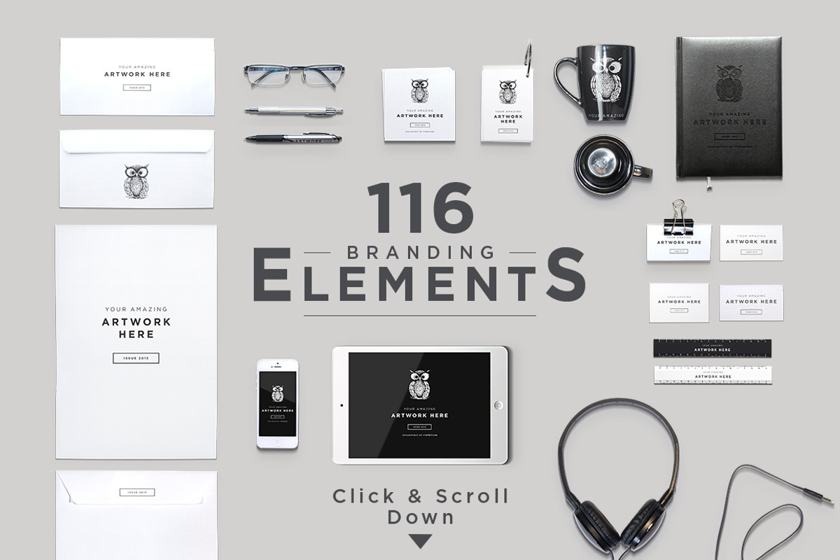 Header Stationery Scene Generator, a Books & Magazine Mockup by ItemBridge (Photo 2 of 4)