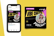 Podcast Instagram Post Template, a Social Media Template by Artnivora.Std (Thumbnail 3 of 5)