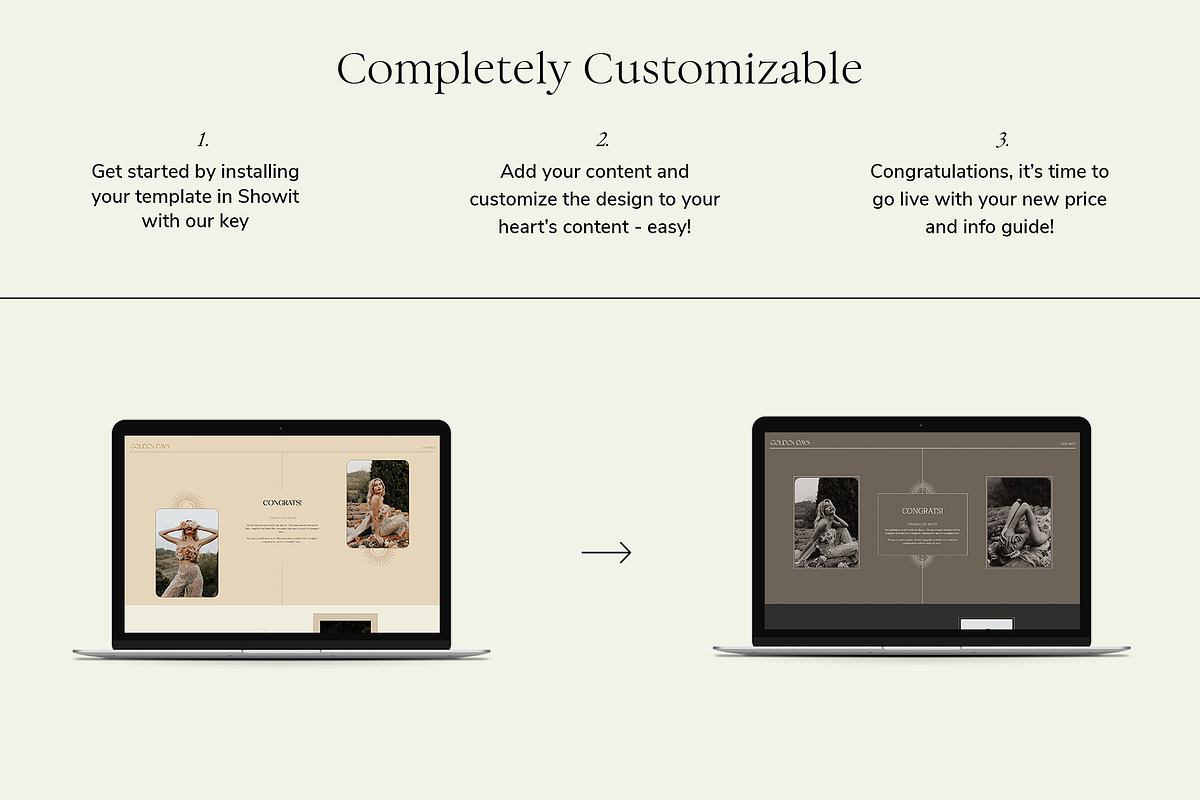 Elegant | Photo Price Guide Webpage, a Websites & App Template by Studio Leelou (Photo 7 of 8)