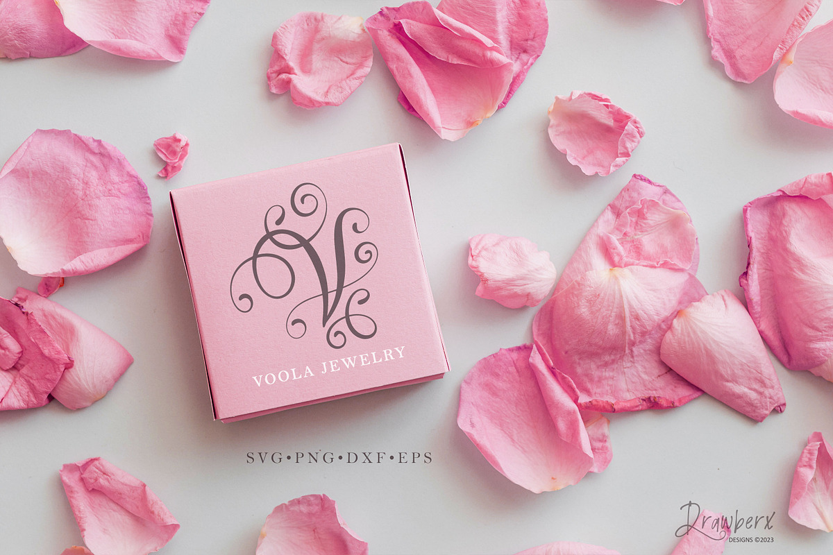 Flourish Letters svg, Alphabet 020, a Graphic by Drawberx (Photo 6 of 7)