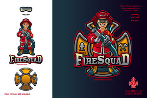Cartoon Fireman