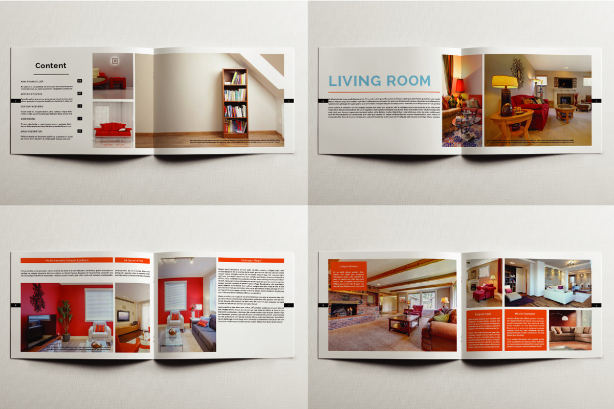A4 Landscape Portfolio, a Brochure Template by marone (Photo 2 of 5)