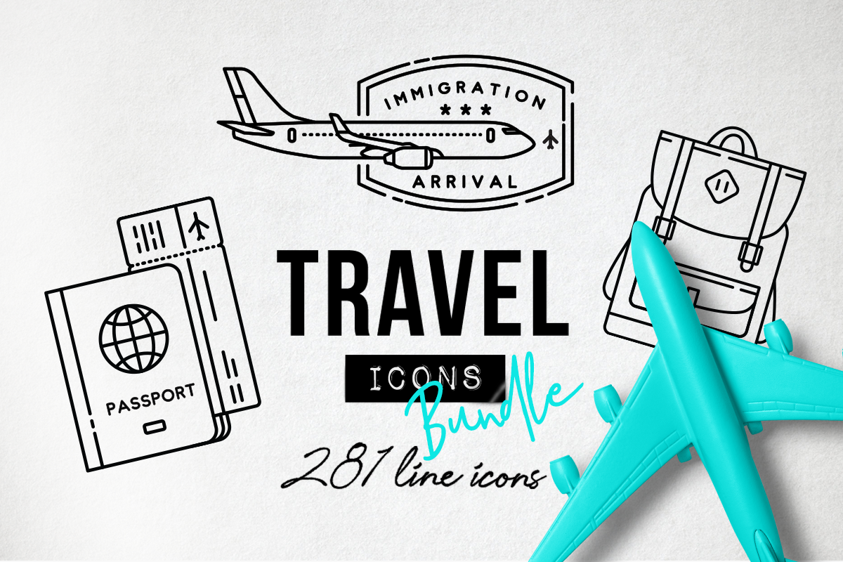 281 Travel Icons Set - Bundle, an Outline Icon by Hatch Design Workshop (Photo 19 of 19)