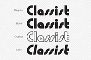 Classist - Bold Headline Typeface, a Sans Serif Font by Sohel Studio (Thumbnail 13 of 14)