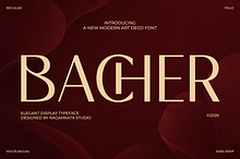Bacher - Ligature Elegant Sans Font
