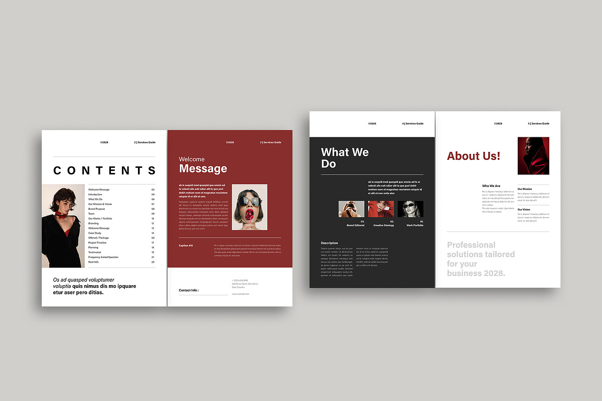Services and Pricing Guide Template, a Brochure Template by NorthPeak (Photo 5 of 12)