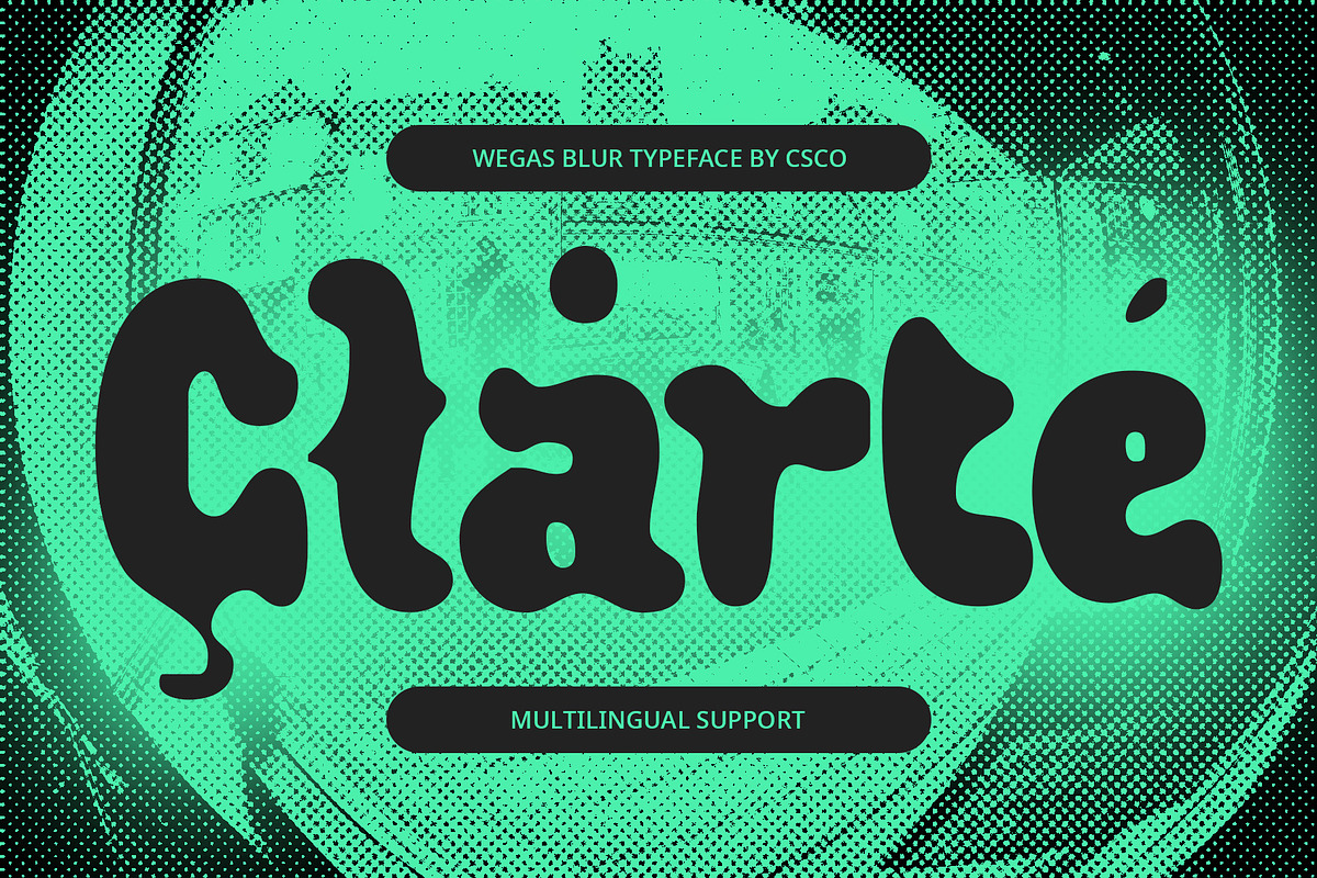 Wegas Blur, a Sans Serif Font by Craft Supply Co. (Photo 6 of 8)