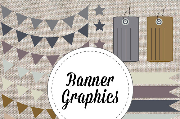 Banners Tags & Ribbons Vector & PNG preview 2