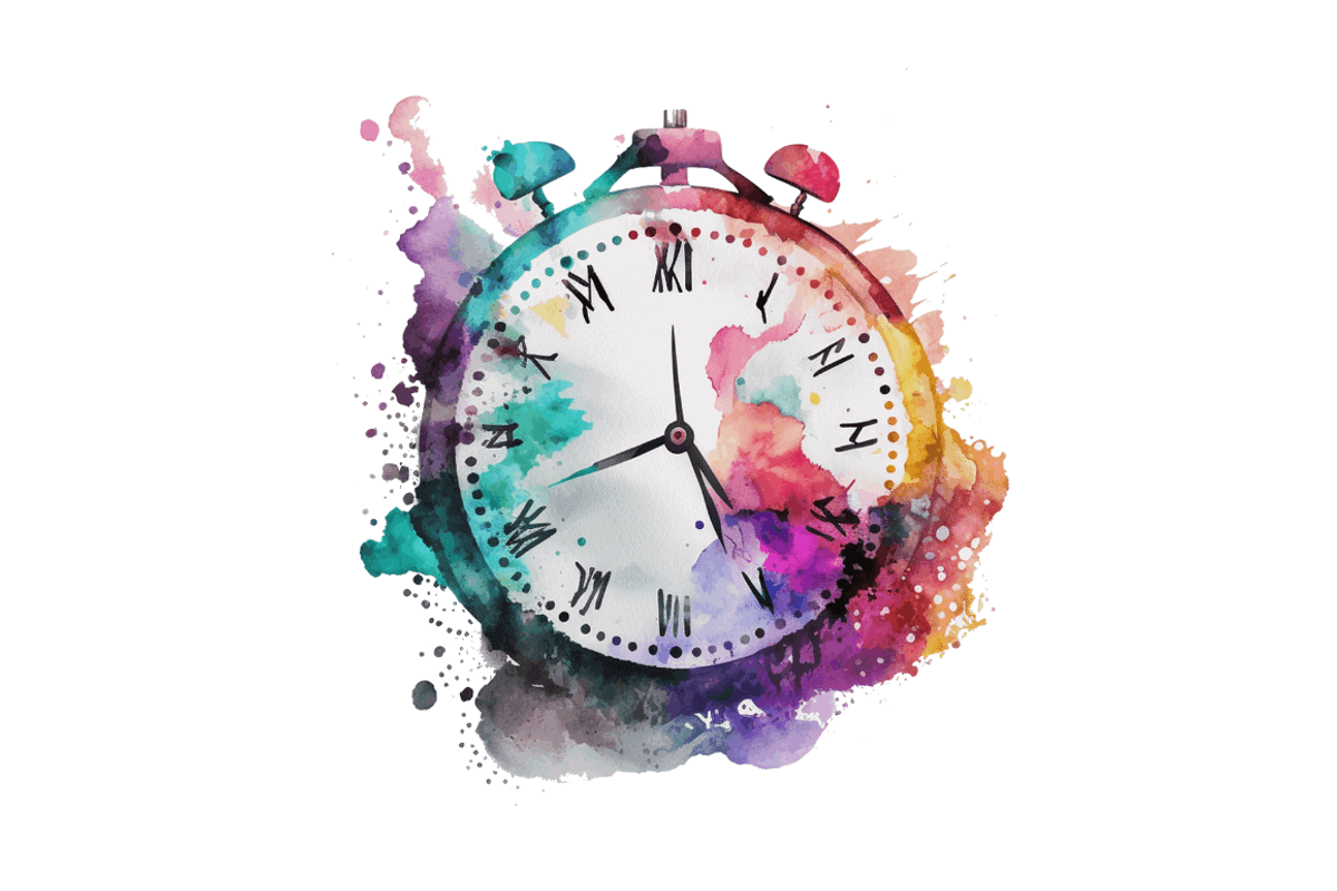Watercolor Clock Clipart Bundle, an Object Graphic by Regulrcrative (Photo 6 of 7)