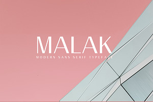 Malak Sans Serif Font Family