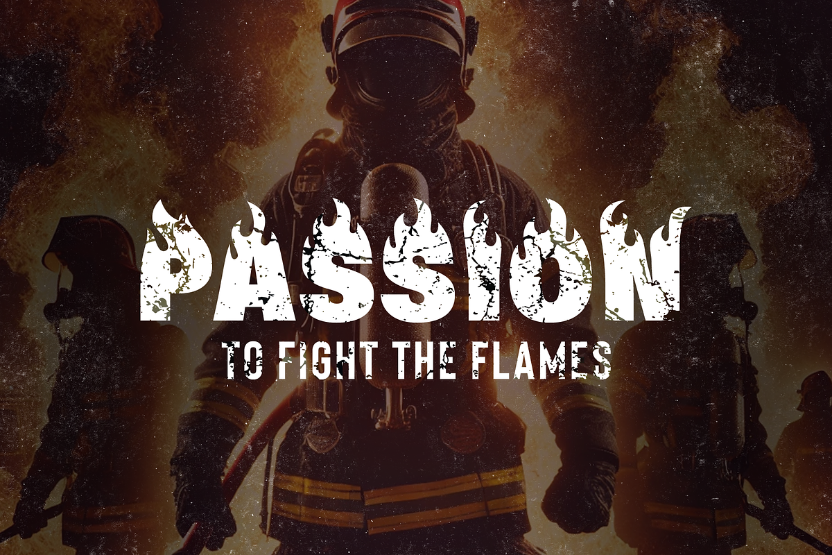 Firehead Font – The Ultimate Flame F, a Sans Serif Font by Headfonts (Photo 5 of 9)