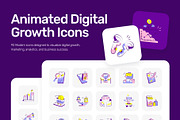 90 Animated Digital Growth Icons, a Duotone Icon by Vectors Market (Thumbnail 1 of 3)