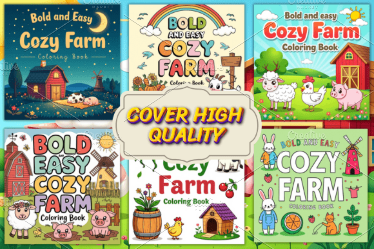 Bold and Easy Cozy Farm, an Animal Illustration by Ink Gallery (Photo 3 of 4)
