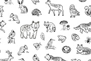 Woodland Alphabet, an Animal Illustration by GooseFrol (Thumbnail 10 of 10)