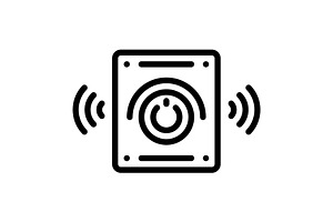 Volume music black icon, an Outline Icon by Creative priyanka