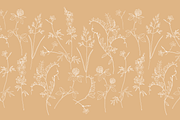 Delicate Herbarium Seamless Patterns, a Pattern Graphic by Maria Budarkiewicz (Thumbnail 3 of 22)