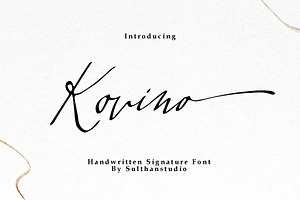 Kovino Signature