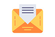 Email Flat Icon, a Duotone Icon by Pexelpy (Thumbnail 1 of 2)