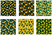 Lemon Pattern Sublimation Bundle, an Illustration by Designworld (Thumbnail 4 of 6)