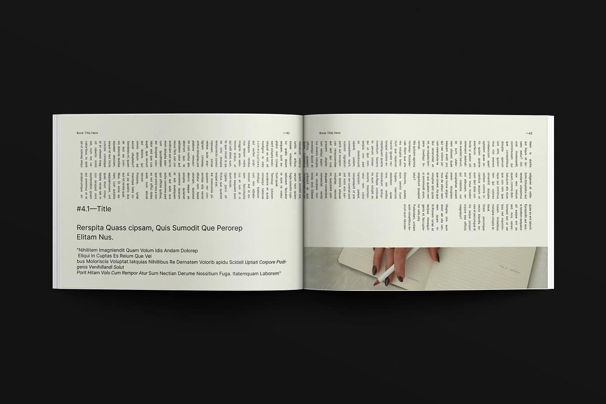 Editorial Magazine & Book Layout, a Magazine Template by Studio Monova (Photo 8 of 12)