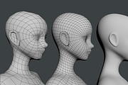 Stylized Girl Abby Shape Mesh, a Characters & Person 3D Model by VK Studio (Thumbnail 14 of 16)