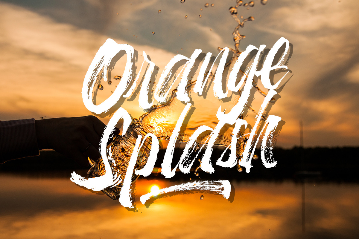 Hardcore | Hand Brush Font preview 7