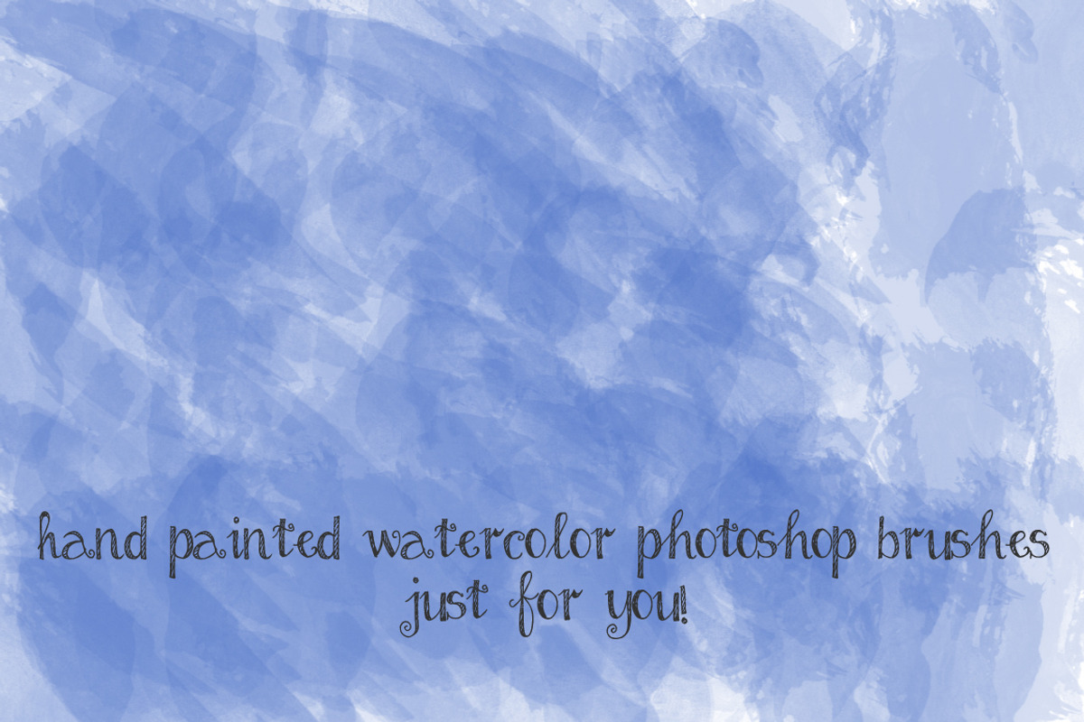 30+ Watercolor Photoshop Brushes, a Brush Add-On by Niram Factory (Photo 3 of 5)