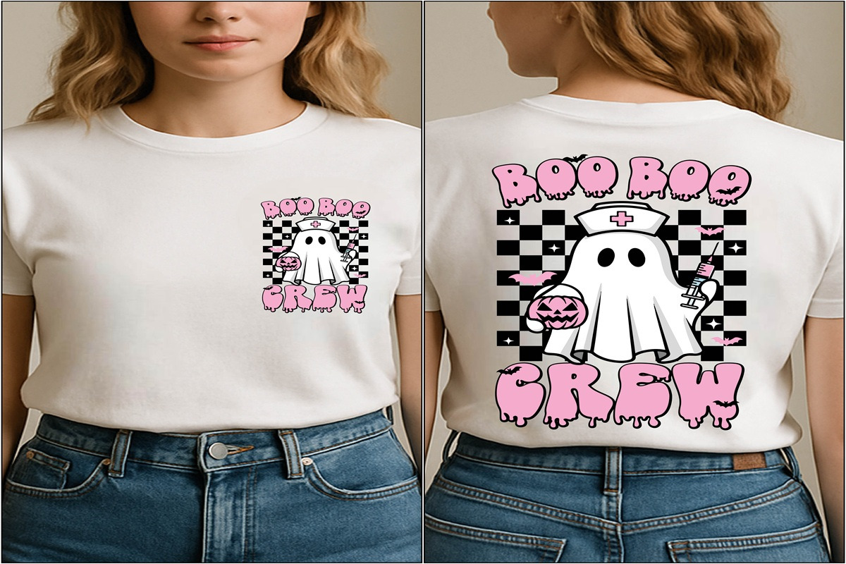 Boo Boo Crew Nurse SVG Png, an Object Graphic by Digi_Design_World (Photo 4 of 5)