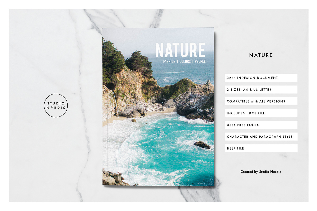 Nature | Multipurpose Portfolio, a Brochure Template by Studio Nordic (Photo 1 of 7)