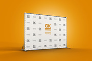 3D Presswall mock-ups, a Product Mockup by GK Creative (Thumbnail 4 of 5)