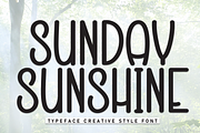 Sunday Sunshine | Script Font, a Script Font by Scratchones (Thumbnail 1 of 8)