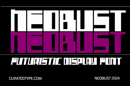 Neobust - Futuristic Display Font