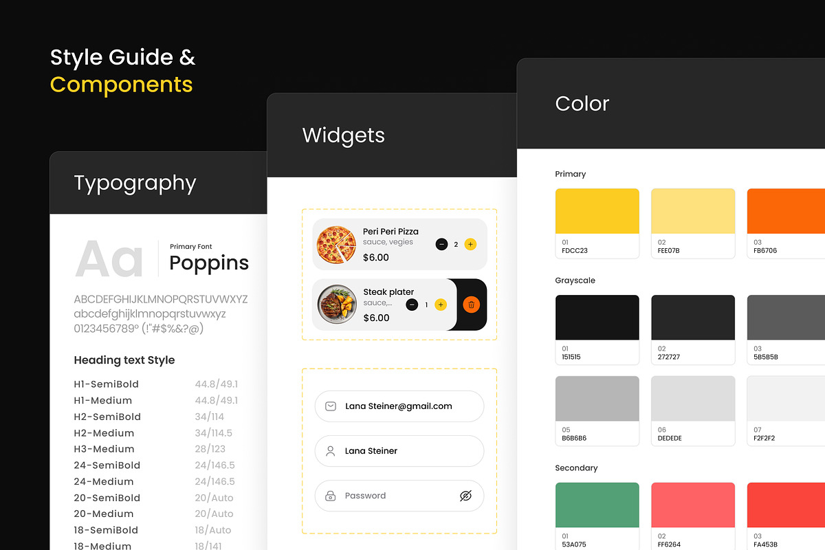 Yumgo – Food Delivery Mobile App UI, an UI Kit Template by Brickclay (Photo 8 of 19)