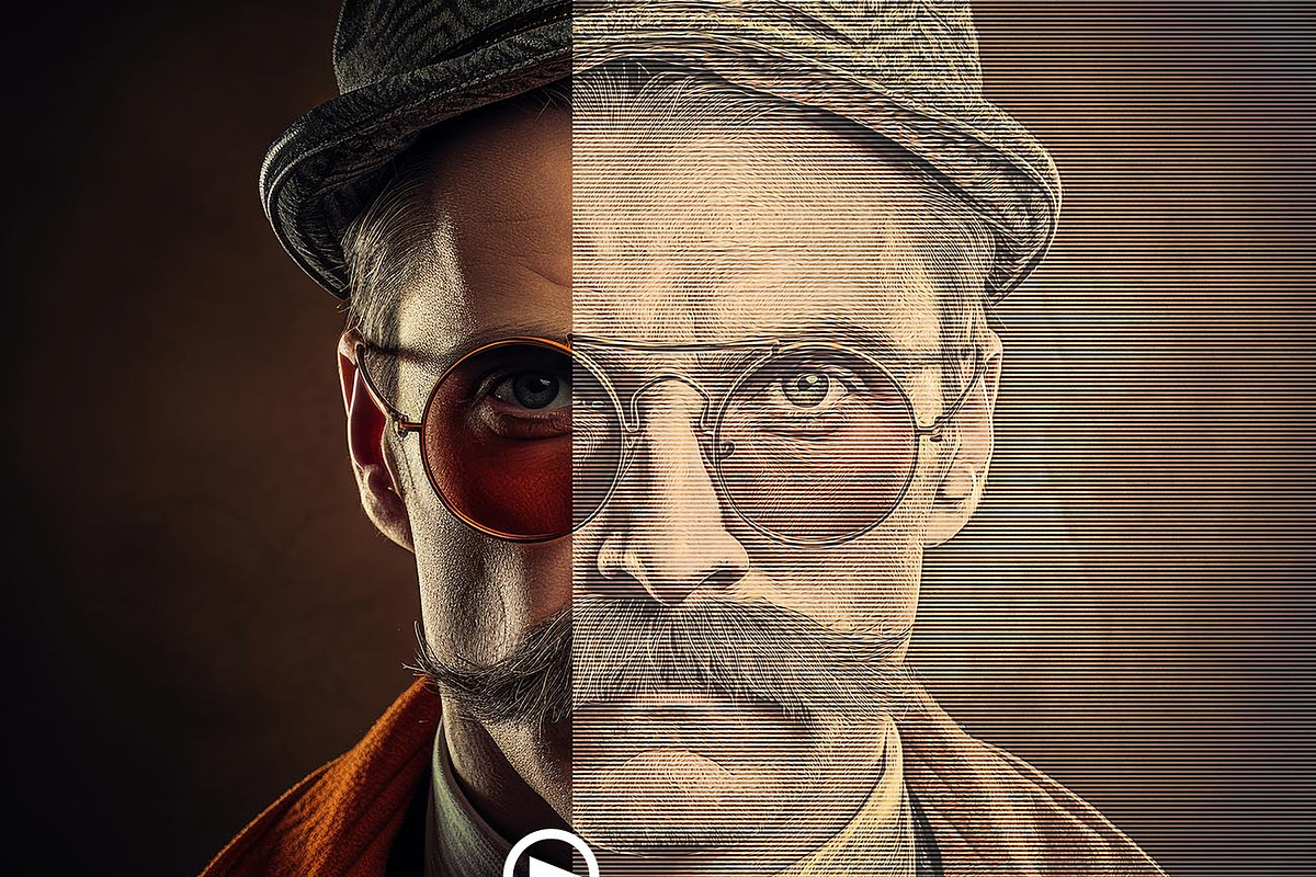 Vintage & Retro Effect FX Photoshop, an Action Add-On by Studio Retouch (Photo 12 of 15)