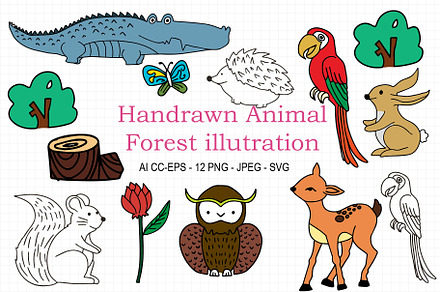 Animal forest doodles