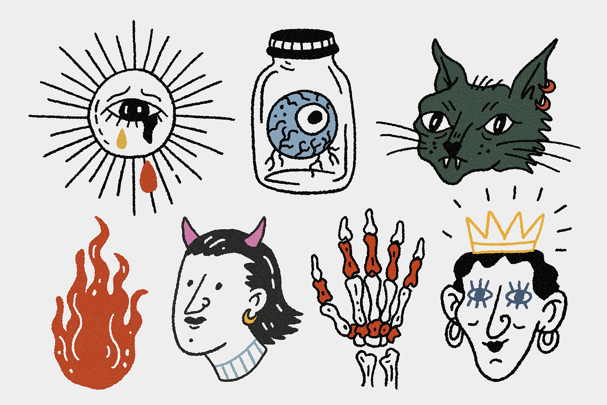 Spooky Magic: 134 Halloween Art, an Object Illustration by Veyla (Photo 11 of 17)