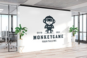 Monkey Games Vector Logo Template, a Branding & Logo Template by vectorwithin (Thumbnail 4 of 4)