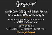 Gorgeous, a Script Font by twinstd (Thumbnail 12 of 13)