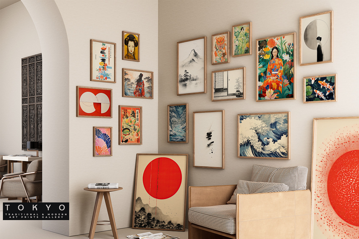 TOKYO 東京 PRINTS GALLERY, a Background Graphic by Lana Elanor (Photo 3 of 8)