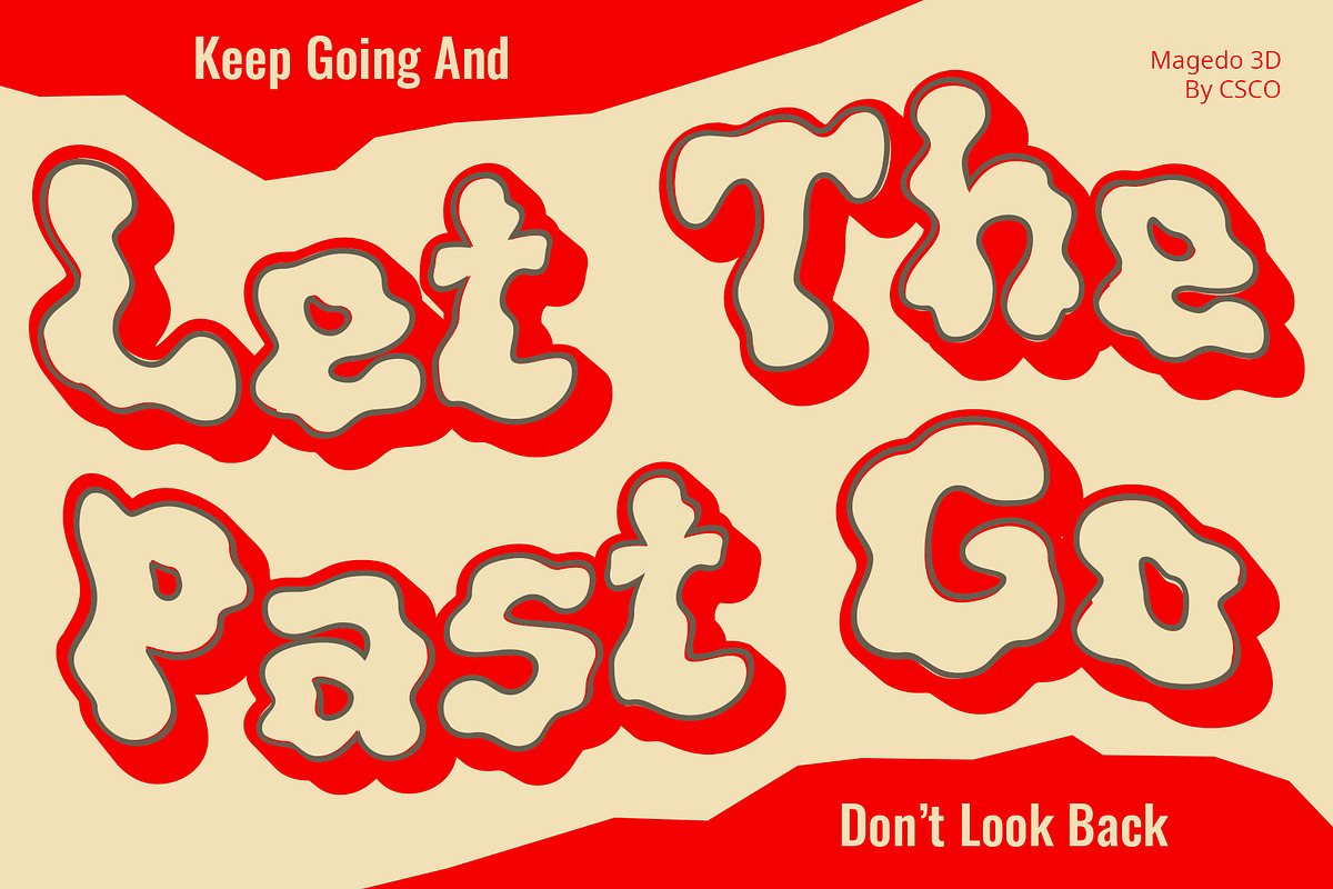 Magedo 3D, a Handwritten Font by Craft Supply Co. (Photo 5 of 8)