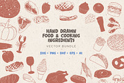 Hand Drawn Food Illustration Pack, a Food Illustration by Seaquint (Thumbnail 1 of 6)