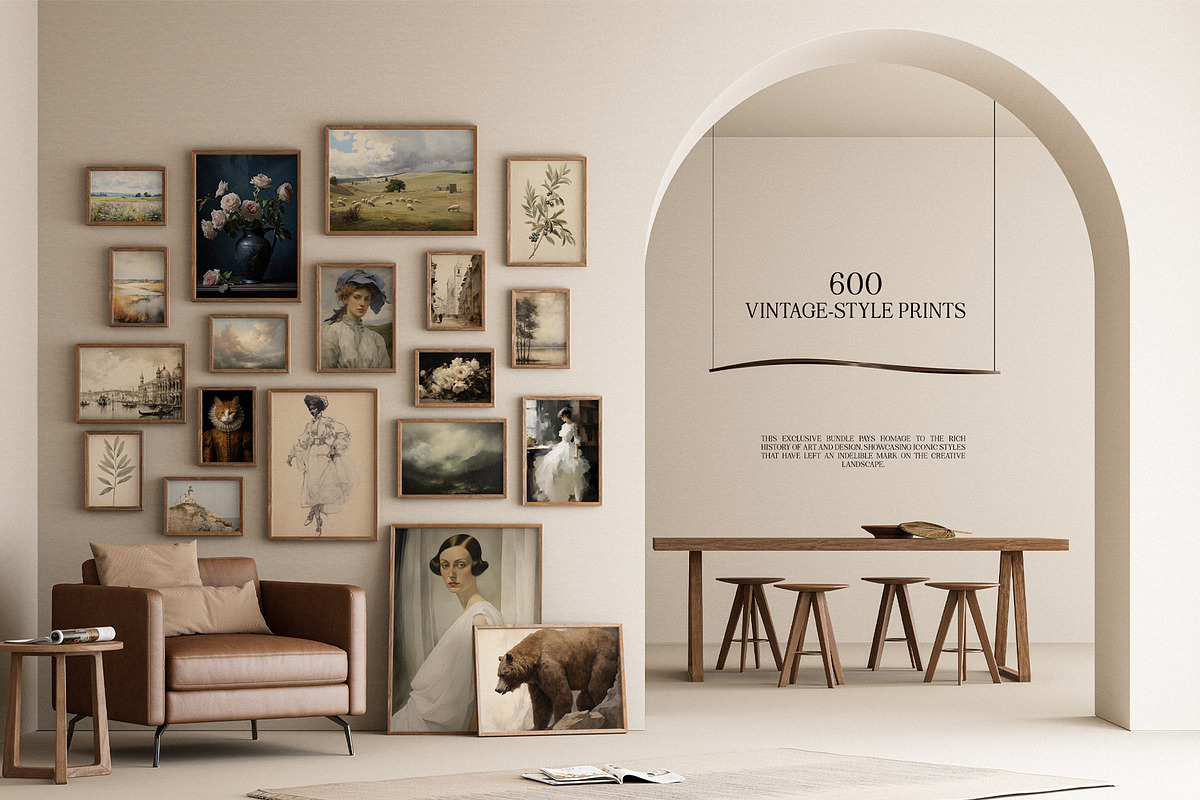 600 Vintage Prints, a Background Graphic by Purple (Photo 3 of 14)