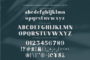 Shaqilla - Modern Serif