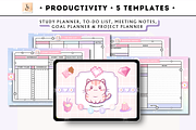 PLR Resell Pink Digital Planner, a Stationery Template by Tas Creative Studio (Thumbnail 7 of 13)