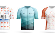 Cycling Jersey Mockups Set, a Shirt Mockup by rebrandy (Thumbnail 5 of 10)