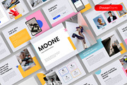 Moone – Creative Business PowerPoint, a Presentation Template by kreatifreya (Thumbnail 1 of 5)