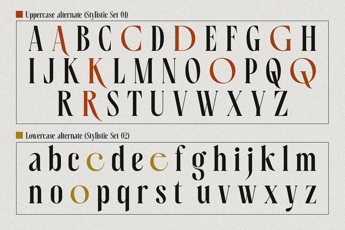 Rosseti - Elegant Retro Serif, a Serif Font by Sign Studio (Photo 10 of 14)