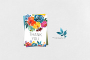 Bright Watercolor Flowers Spring Art, a Decorative Illustration by GraphicsDish (Thumbnail 4 of 4)