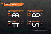 Morgath - Industrial Sans Serif Font, a Sans Serif Font by Drizy (Thumbnail 2 of 10)